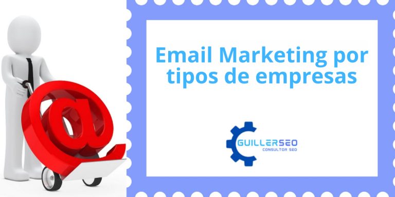 Email marketing por tipos de empresas